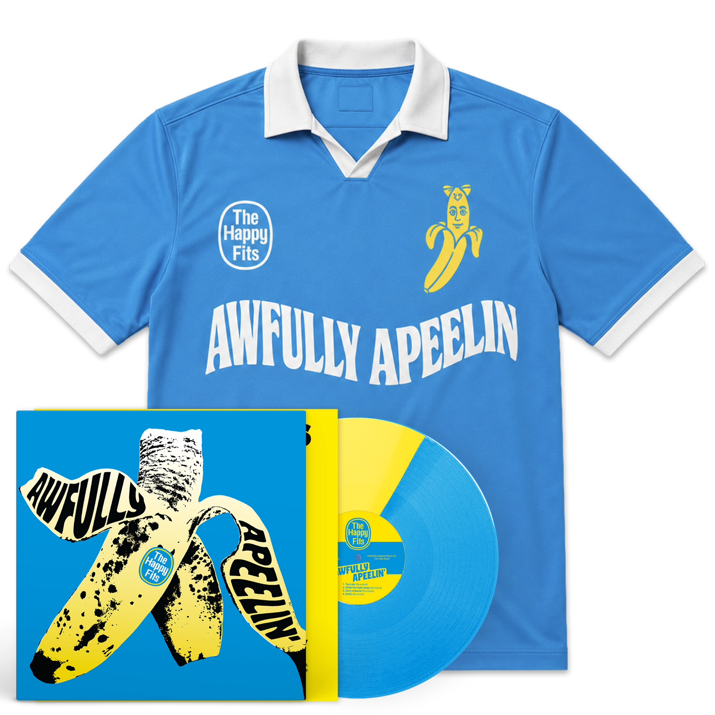 Awfully Apeelin' 10 Year | Half Blue Half Yellow Vinyl Bundle
